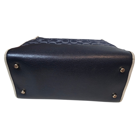 COACH C2823 TALL DEMPSEY CARRYALL SIGNATURE C W/VARSITY STRIPE & COACH PATCH - Picture 5 of 8